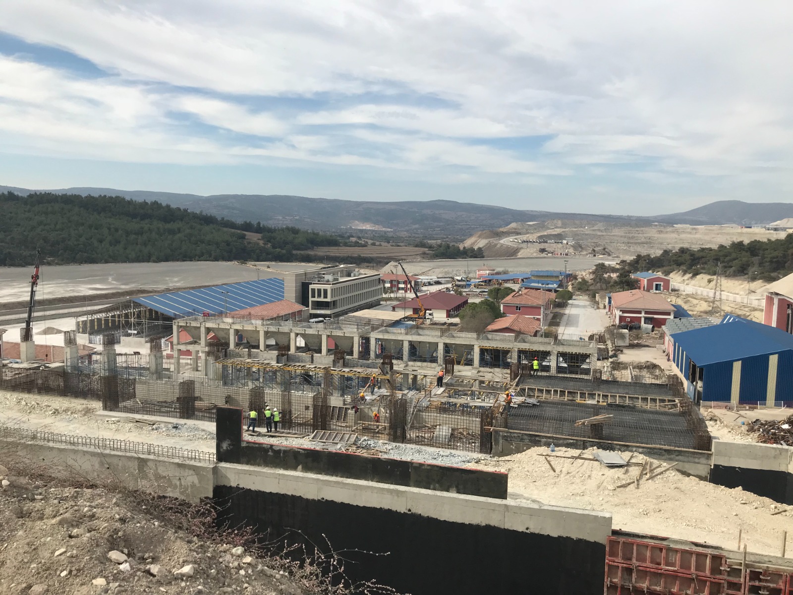 Bigadiç Boron Operations Directorate Concentrator Facility Construction Work