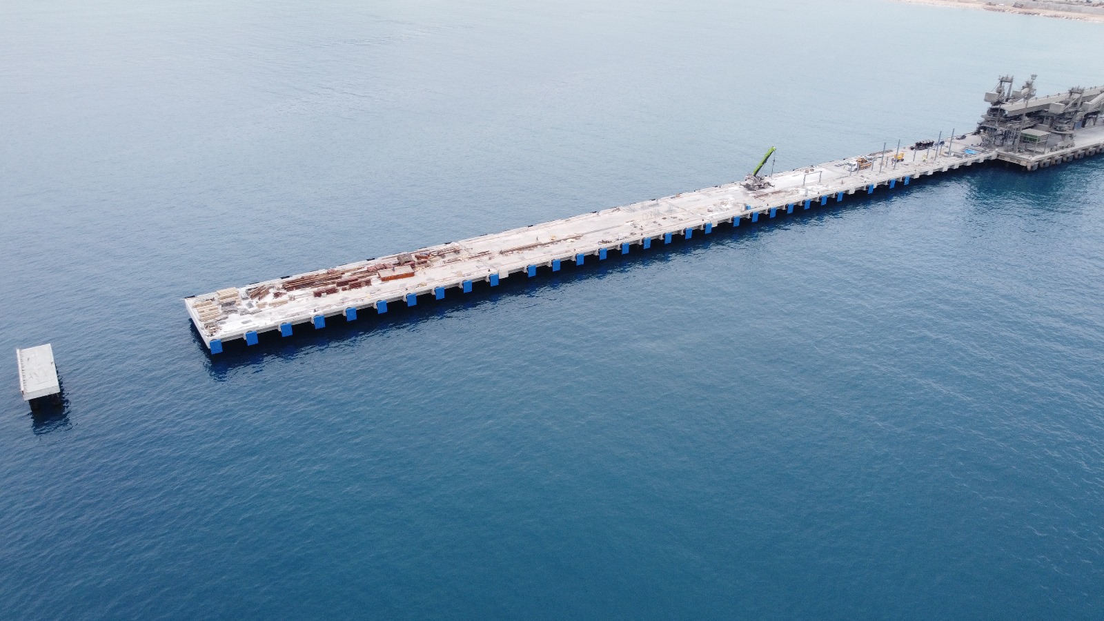 Yeşilovacık Pile System Pier, Mooring Dolphin, Catwalk Construction Works